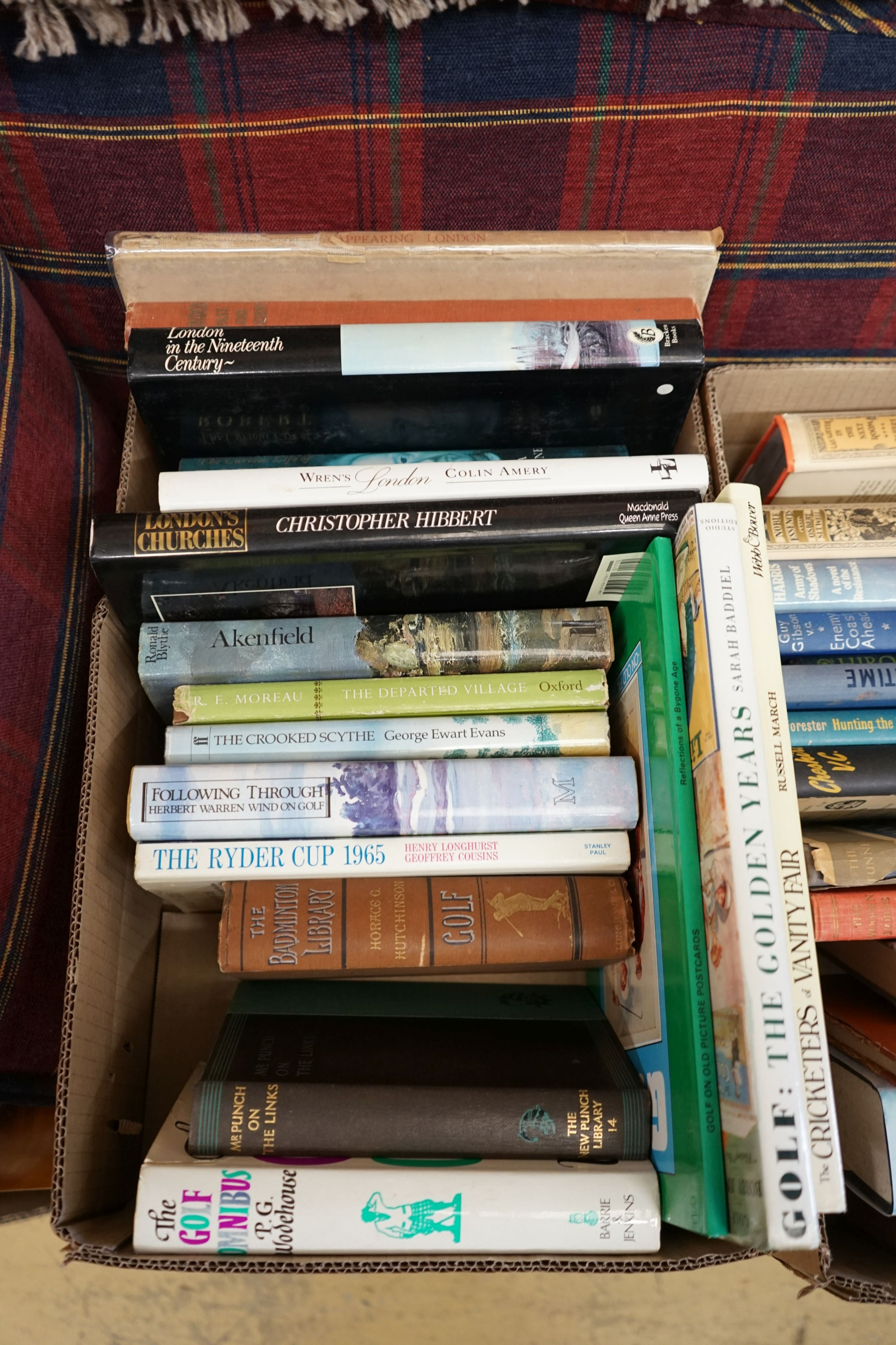 Four boxes of assorted books, mainly Arts and Design